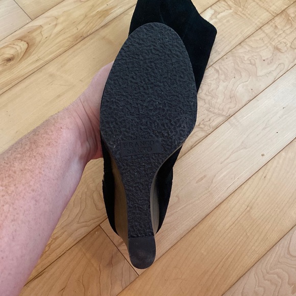 Suede wedge heeled boot - Picture 4 of 6